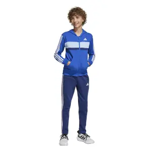 Kids' fleece tracksuit with 3 stripes adidas Seasonal Essentials Tiberio image-3