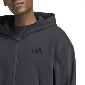 Kapuschongtröja med hel dragkedja adidas All Szn image-5