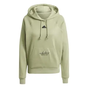 Felpa con cappuccio da donna adidas Signature Graphic Embroidery image-0