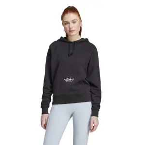 Felpa con cappuccio da donna adidas Signature Graphic Embroidery image-1