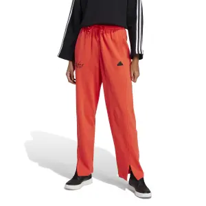 Pantaloni da jogging a gamba larga donna adidas Signature Graphic Embroidery image-1