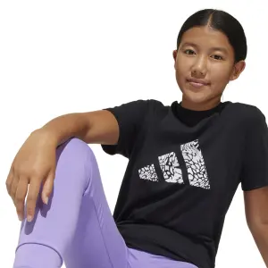 T-shirt da bambina adidas Animal Prind Graphic image-4