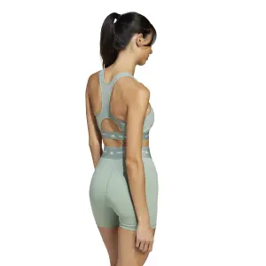 BH med hög hals för kvinnor adidas Techfit image-5