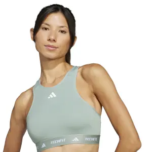 BH med hög hals för kvinnor adidas Techfit image-2