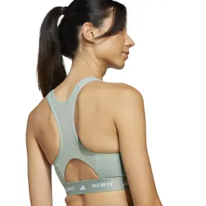 BH med hög hals för kvinnor adidas Techfit image-6