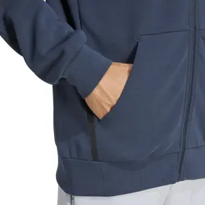 Sweatshirt med huva och dragkedja adidas D4T image-5