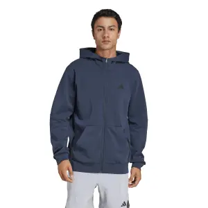 Sweatshirt med huva och dragkedja adidas D4T image-1