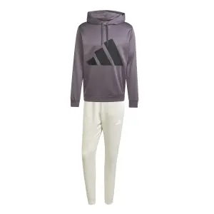 Sweatshirt med huva och stor logotyp adidas image-1