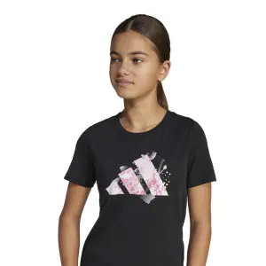Camiseta de niña con estampado de flores adidas Graphic image-5