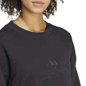 Felpa aderente da donna adidas All Szn 3-Stripes image-4