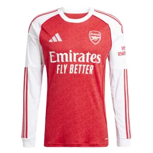 Arsenal Long Sleeve Home Shirt 2025/26