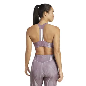 Medium stöd-bh för kvinnor adidas Powerimpact 3-Stripes image-3