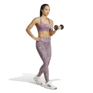 Medium stöd-bh för kvinnor adidas Powerimpact 3-Stripes image-4