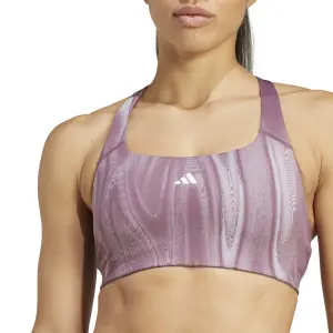 Medium stöd-bh för kvinnor adidas Powerimpact 3-Stripes image-5