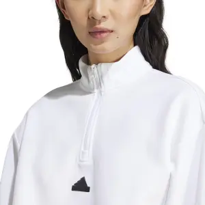 Women's quarter zip sweatshirt adidas Future Icons 3-Stripes image-5