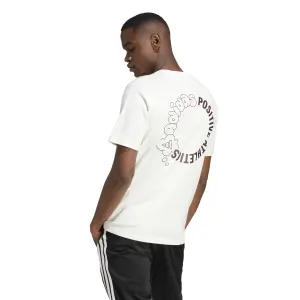 Camiseta adidas Lounge Verbiage Circle Graphic image-5