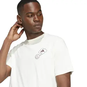 Camiseta adidas Lounge Verbiage Circle Graphic image-6