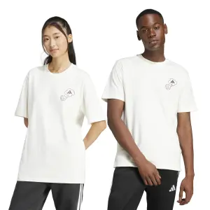 Camiseta adidas Lounge Verbiage Circle Graphic image-3