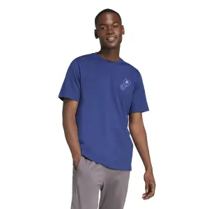 Camiseta adidas Lounge Verbiage Circle Graphic image-2