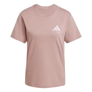 Dames-T-shirt adidas Lounge Verbiage Graphic image-0
