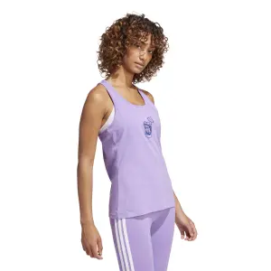 Camiseta gráfica de tirantes para mujer adidas Lounge Food image-1