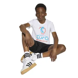 Camiseta infantil adidas Official Emblem Euro 2025 image-3