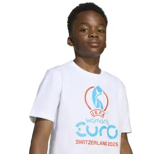 Camiseta infantil adidas Official Emblem Euro 2025 image-5