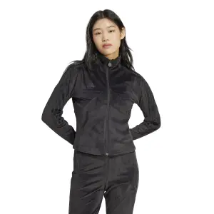 Giacca sportiva in velluto elasticizzato donna adidas Tiro Cut 3-Stripes image-0