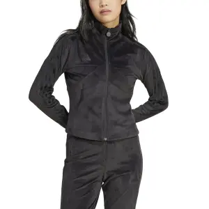 Giacca sportiva in velluto elasticizzato donna adidas Tiro Cut 3-Stripes image-1
