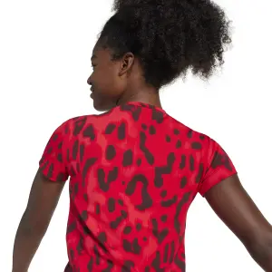 Camiseta estampada de niña adidas Future icons All Over image-4