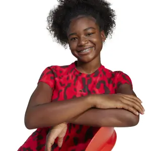 Camiseta estampada de niña adidas Future icons All Over image-5