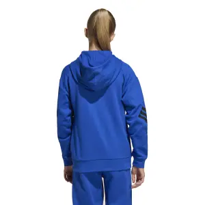 Casaco com capuz com fecho de correr para criança adidas Future Icons 3-Stripes image-3