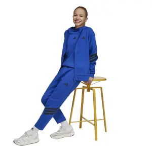 Casaco com capuz com fecho de correr para criança adidas Future Icons 3-Stripes image-2