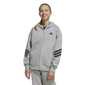 Sweatshirt med huva för barn adidas Future Icons 3 stripes image-1