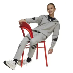 Sweatshirt med huva för barn adidas Future Icons 3 stripes image-2