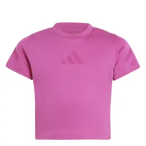 Camiseta de chica adidas Z.N.E. fitted cropped image-0