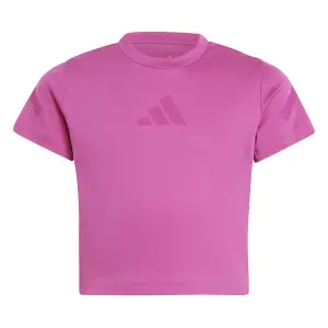 Camiseta de chica adidas Z.N.E. fitted cropped image-1