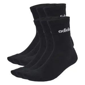jl6094-socken-fur-kinder-adidas-linear-x6-schwarz-weiss