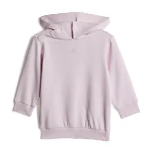 Polarowy dres i bluzka z kapturem dla dziewczynki. adidas image-1