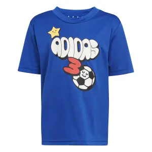 T-shirt met print en korte broek voor kinderen adidas Train Essentials Fun image-0