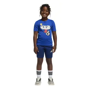 T-shirt met print en korte broek voor kinderen adidas Train Essentials Fun image-3