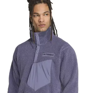 Felpa con cappuccio 1/4 zip adidas Terrex Xploric image-4