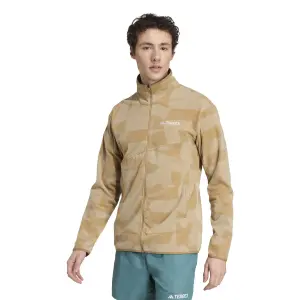 Printed fleece jacket adidas Terrex Multi image-1