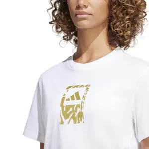 Camiseta de mujer adidas Tech Metallic Graphic 2 image-4