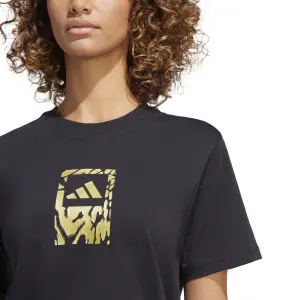 Camiseta de mujer adidas Tech Metallic Graphic 2 image-4