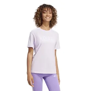 Camiseta de mujer adidas Lounge Soft Side Graphic image-1