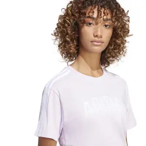 Camiseta de mujer adidas Lounge Soft Side Graphic image-4