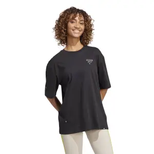 Camiseta de mujer adidas Lounge Mini Graphic OS image-1