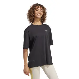 Camiseta de mujer adidas Lounge Mini Graphic OS image-2