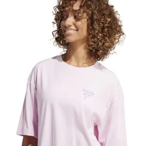 Camiseta gráfica de mujer adidas Lounge OS image-4